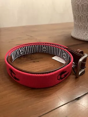 Ocean Forest 36” Belt By Peter Millar - Go Dawgs • $135