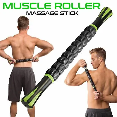 Muscle Roller Massage Stick For Fitness Sports & Physical Therapy Recovery • $10.99
