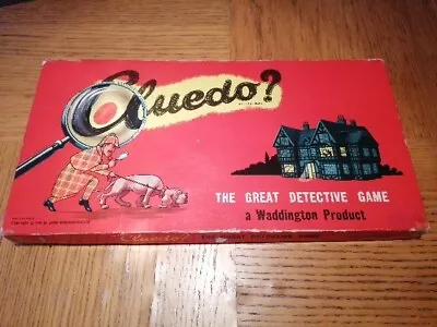 Cluedo The Great Detective Game 1949 A Waddington Product 1st Edition  • £8