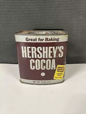 Vintage Hershey’s Cocoa 8oz Tin • $8