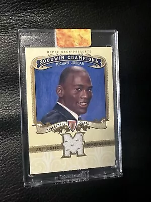 Michael Jordan 2012 UD GOODWIN CHAMPIONS AUTHENTIC MEMORABILIA RELIC #M-MJ1  • $149