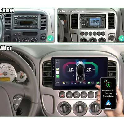 FOR FORD ESCAPE 2001-2007 Car Stereo Radio Android 13 GPS Navi Apple Carplay FM • $318.39
