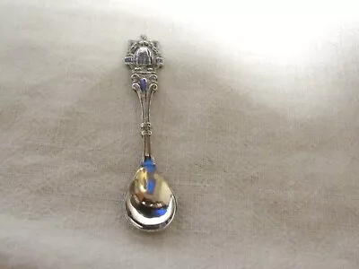 Vintage Holland Silverplate  Master Salt Spoon Dutch Girl 2-3/4” • $12