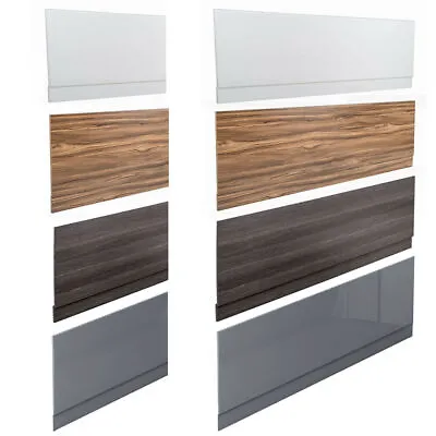 Bathroom MDF Wooden Bath Adjustable Front Side End Panel Easy Cut Sizes • £75.97