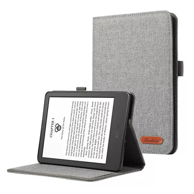 For Amazon Kindle Paperwhite 11th Gen 2021 Case Fiber Flip Leather Wallet Cover • $16.29