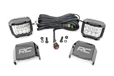 Rough Country 3  Wide Angle OSRAM LED Lights | 13500 Lumens | Pair - 70904 • $159.95