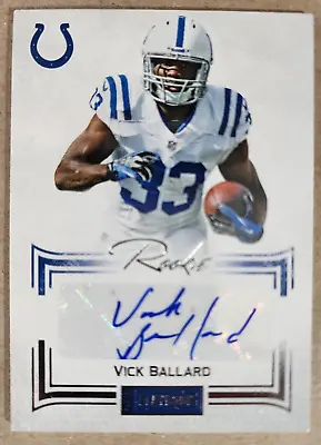 2013 Panini Playbook Vick Ballard Auto (20/140) • $5.99