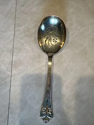 Vintage D. Mogensen Denmark Sterling “Greta” Handwrought Pierced Pea Spoon • $140