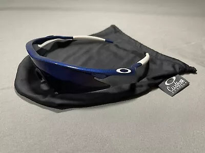 Oakley M Frame Pro ATLETE ISSUE METALLIC BLUE - Ice Iridium Sweep - MINT NOS • $349.99