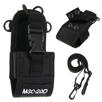 MSC-20D Nylon Pouch Holder Holster Bag Case For Baofeng Motorola Kenwood Radio  • £5.15