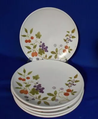$25.95 • Buy Noritake Progression China Berries & Such Set 5 Dinner Plates 10 1/4  1974-1983