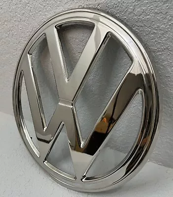 VOLKSWAGEN VW Bus Nose Emblem Vintage 1968-72 4-TAB/PIN 9-3/4  Diameter • $199.99