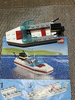 Lego 1632 Vintage Speedboat Complete With Instructions 1990 • $30
