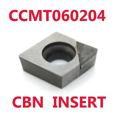 1pcs CCMT060204/CCGW060204 CBN Hardened/Tool Steel Cutting Carbide Lathe Inserts • £11.99