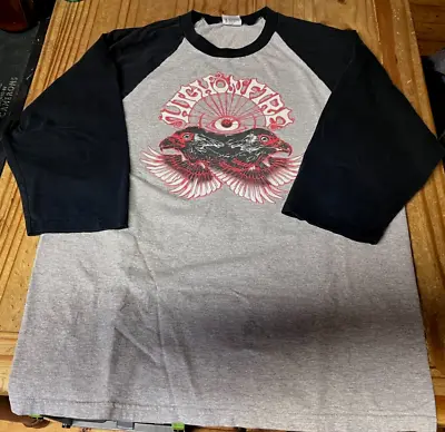 High On Fire Vintage Raglan Shirt SLEEP! MATT PIKE! • $49.99