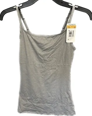 Flexees Maidenform Instant Slimmer Firm Control Tank Size S/5 Gray B164 • $14.95