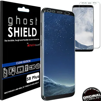 1x TECHGEAR (TPU) FULL COVERAGE Screen Protector For Samsung Galaxy S8 Plus • £1.95