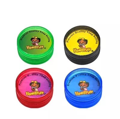 MINI 2 Part 30MM HoneyPuff Herb Grinder Plastic Tobacco Spice Mills Crusher • £4