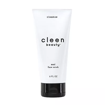 Cleen Beauty Acai Face Scrub Exfoliator W/ Brazil Nut & Avocado Oil 6 Fl. Oz. • $6.99