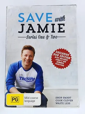 Save With Jamie Series 1 & 2 + Bonus Jamie's Big Summer Feastival DVD New • $24.50