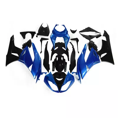 Fairing For Kawasaki Ninja ZX6R ZX600R 2009-2012 Plastic ABS Bodywork Blue Black • $359.95