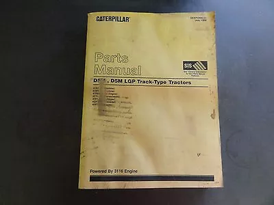 Caterpillar CAT D5M D5M LGP Track-Type Tractors Parts Manual  SEBP2498-01 • $67.95