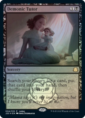 $151.57 • Buy 1 X Demonic Tutor - Foil Judge Academy Promo - Unique & Misc. Promos - Moderate 