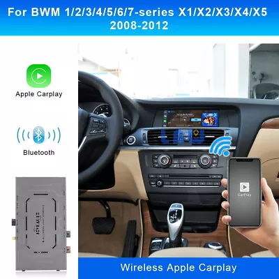 Wireless IOS Carplay Android Auto Retrofit Interface Box For BMW 2012 CIC System • $355.02