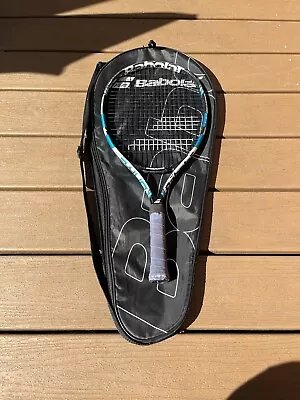 Babolat Pure Drive Junior JR 23 Tennis Racquet 3 3/4  Grip Size Blue With Case • $14.96