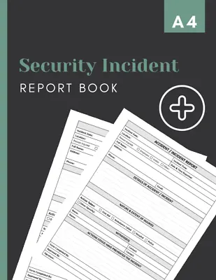 Security Incident Report Book: HSE Complaint Accident & Incident Log Book To All • £8.50