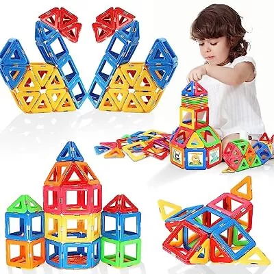 Magnetic Tiles For Kids Age 3-5 4-8 Upgraded STEM Educational Magnet 36 PCS • $16.24