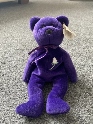 £10 • Buy TY Beanie Babies Princess Bear - RARE