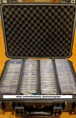 Large Graded Cards BGS/PSA Slab Holder Storage Travel Case Display Box Sport TCG • $59.95