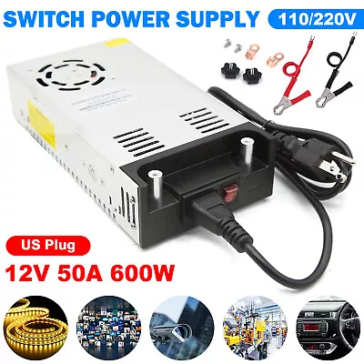 AC To DC Converter SMPS 110V To 12V Power Supply Adjustable Switch Transformer • $62.98