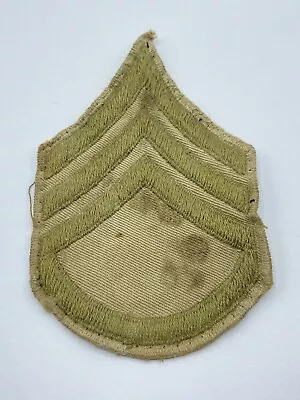 WW2 United States Army Air Force Staff Sergeant Summer Uniform Patch • £18
