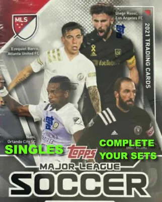 2021 Topps MLS Singles/Rookies/Inserts/Relics/Parallels Pick Your Cards! Updated • $1.25