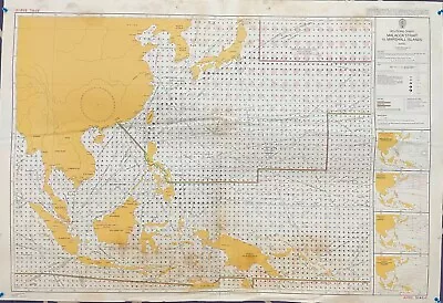 Admiralty 5141(4) ROUTEING CHART MALACCA STRAIT TO MARSHALL ISLANDS Map Chart • $51