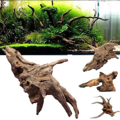 $10.33 • Buy Wood Natural Trunk Driftwood Tree Aquarium FishTank Plant Decoration OrnameA-b