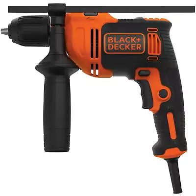 BLACK+DECKER 6.5 Amp 1/2-Inch Hammer Drill BEHD201 With A 3-position Side Handle • $55.04