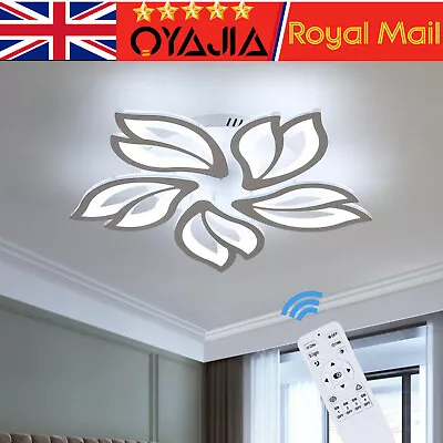 Lamp Frame LED Modern White Pendant Living Chandelier Ceiling Lights Light Room • £46.62