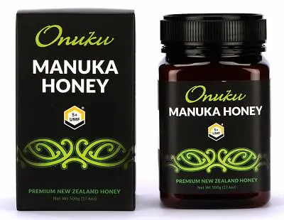 Onuku Manuka Honey Certified UMF 5+ (MGO 85+) New Zealand 500g (17.64z) • $29.99