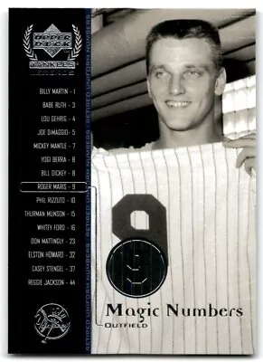 2000 Upper Deck Legends Legendary Game Jerseys Roger Maris New York Yankees • $0.99