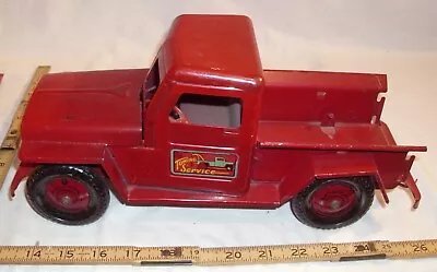 MARX TOWING SERVICE TRUCK 1950s PRESSED STEEL TOY • $149.99