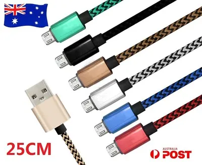 2x Micro USB Data Sync Charge Cable Braided Cord For ZTE Blade V V7 /Plus V6 V2 • $11.50