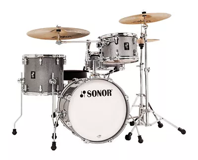 Sonor AQ2 Maple Bop 4-pc Shell Pack W/ 18  Kick - Titanium Quartz • $1129