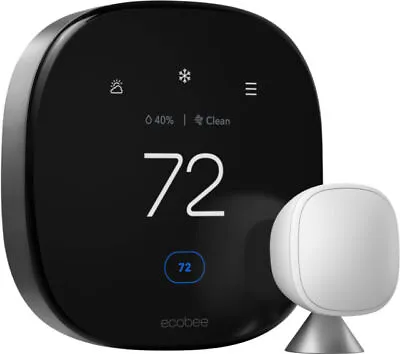 $175 • Buy Brand New Ecobee PREMIUM Smart Thermostat W/ Voice Control 6th Gen EB-STATE6-01