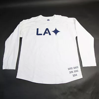 LA Galaxy Unbranded Long Sleeve Shirt Men's White Used • $15.74