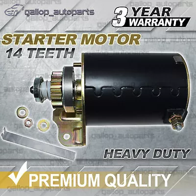 For Briggs And Stratton Engine Starter Motor 7 To 18HP Models Ride On Lawn Mower • $66.10