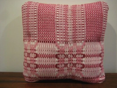 $25 • Buy Pillow Sham Cover18 - Antique Coverlet - Decorative Throw Pillow - Accent Pillow