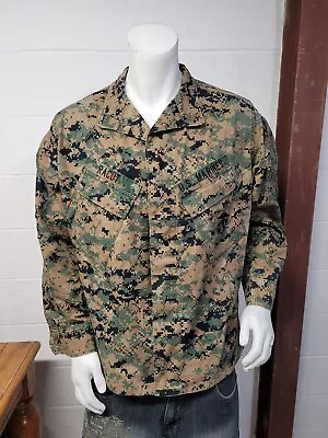 American Apparel Inc. Size M-sht Digital Camo Marine Corps Shirt / We1147 R2 T21 • $25